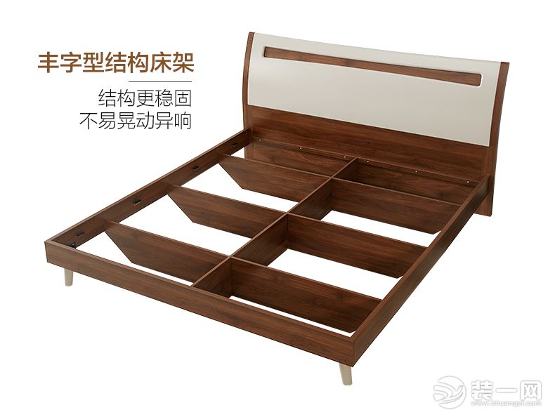 5m板式床组合卧室小户型床大床123502 框架单床 1800*2000